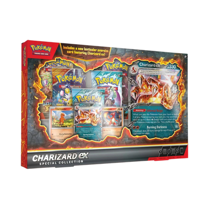 Pokémon TCG Charizard ex Special Collection Charmander and Charmeleon promo box