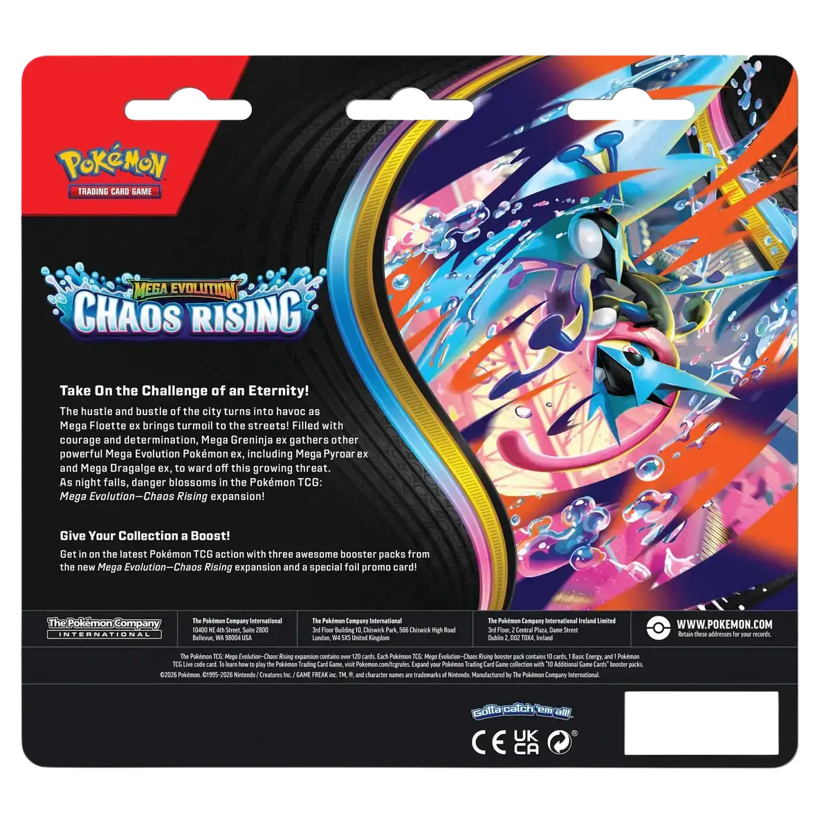 Pokemon TCG Mega Evolutions 4 Chaos Rising Booster Blister Charmelion - preorder
