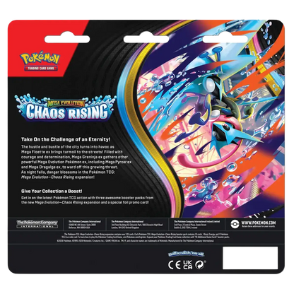 Pokemon TCG Mega Evolutions 4 Chaos Rising Booster Blister Charmelion - preorder
