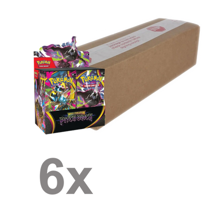 Pokémon TCG Pitch Black case with 6 Booster Boxes