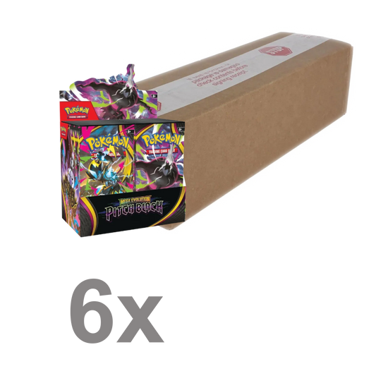 Pokémon TCG Pitch Black case with 6 Booster Boxes
