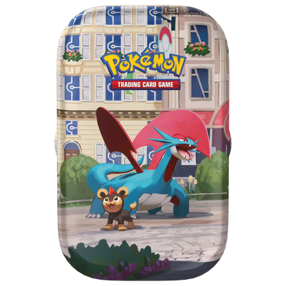 Lumiose City Mini Tin Salamence and Litleo
