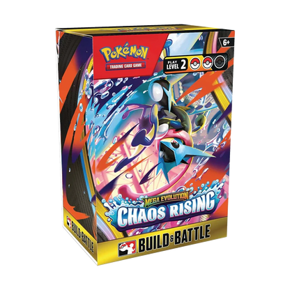 Pokemon TCG Mega Evolution 4 Chaos Rising Build and Battle Box