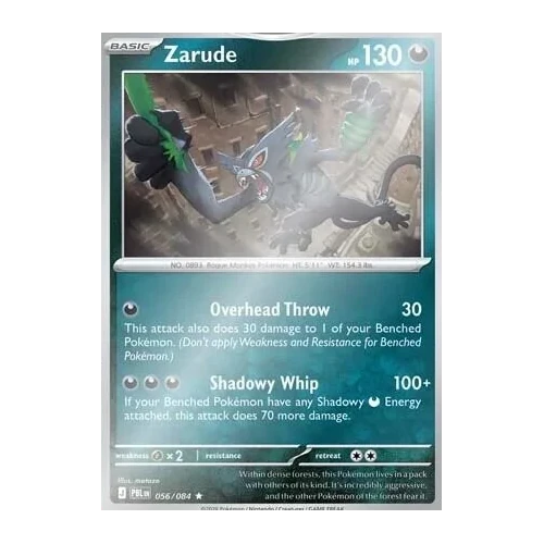 Pokémon Mega Evolution Basic Zarude card image