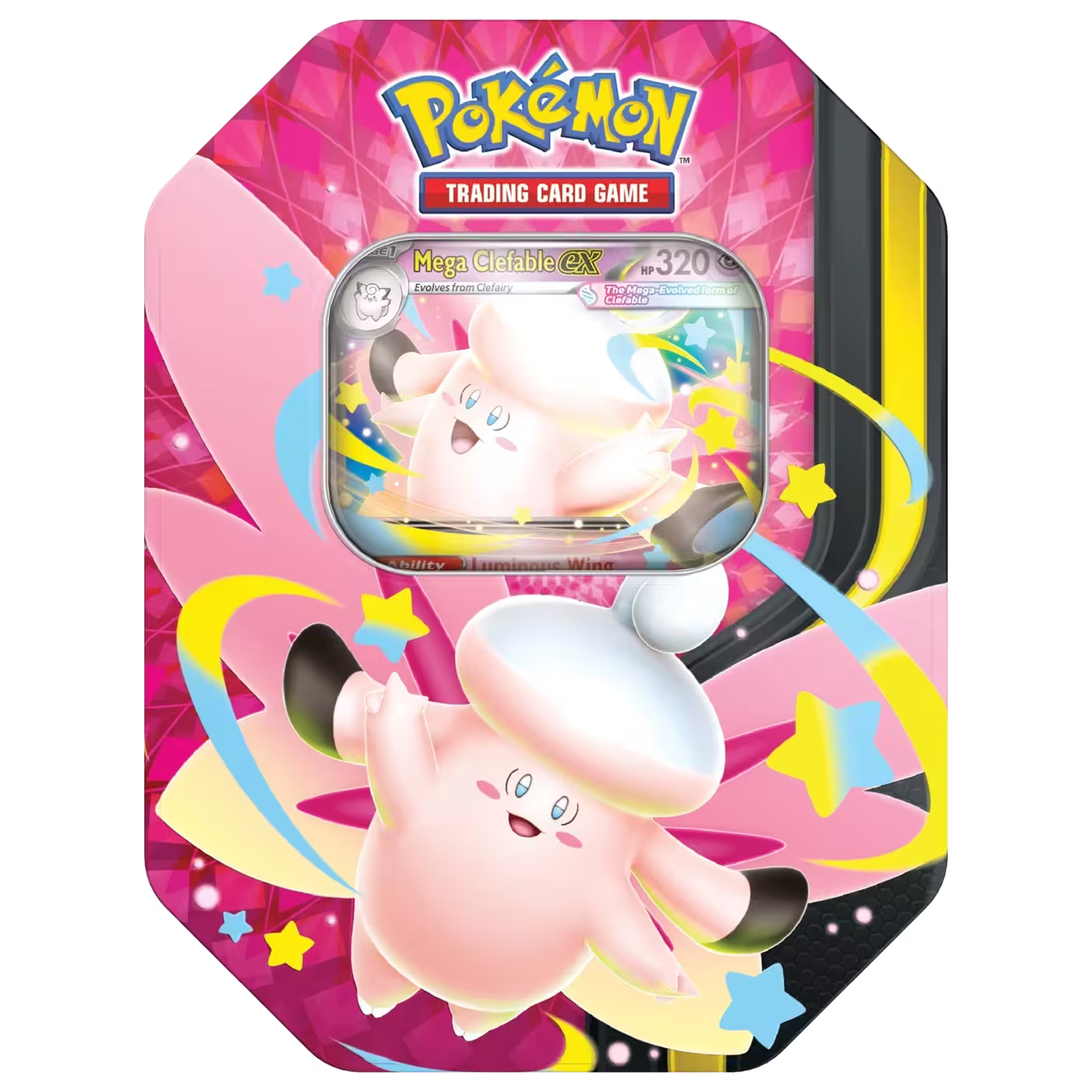 Pokémon Mega Clefable ex tin