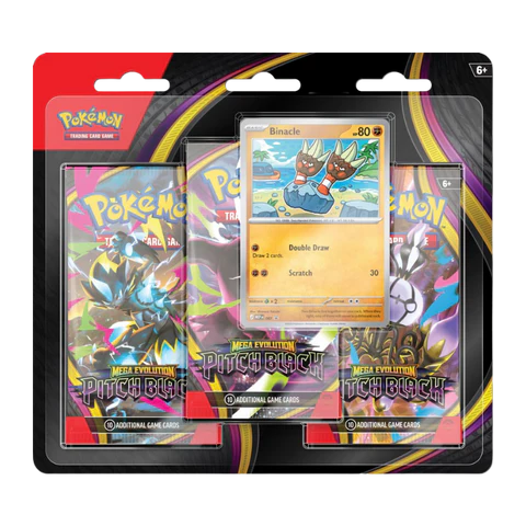 Pokémon TCG Pitch Black Three Booster Blister