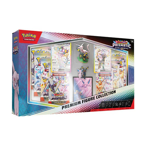 Pokemon TCG Scarlet & Violet 8.5 Prismatic Evolutions Premium Figure Box