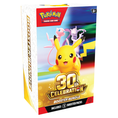 Pokémon TCG 30th Celebration Booster Bundle product packaging