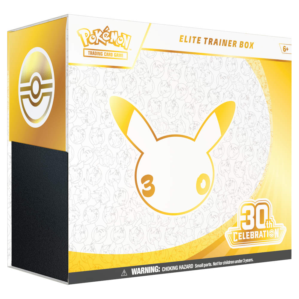 Pokémon TCG 30th Celebration Elite Trainer Box product packaging