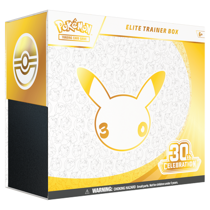 Pokémon TCG 30th Celebration Elite Trainer Box product packaging