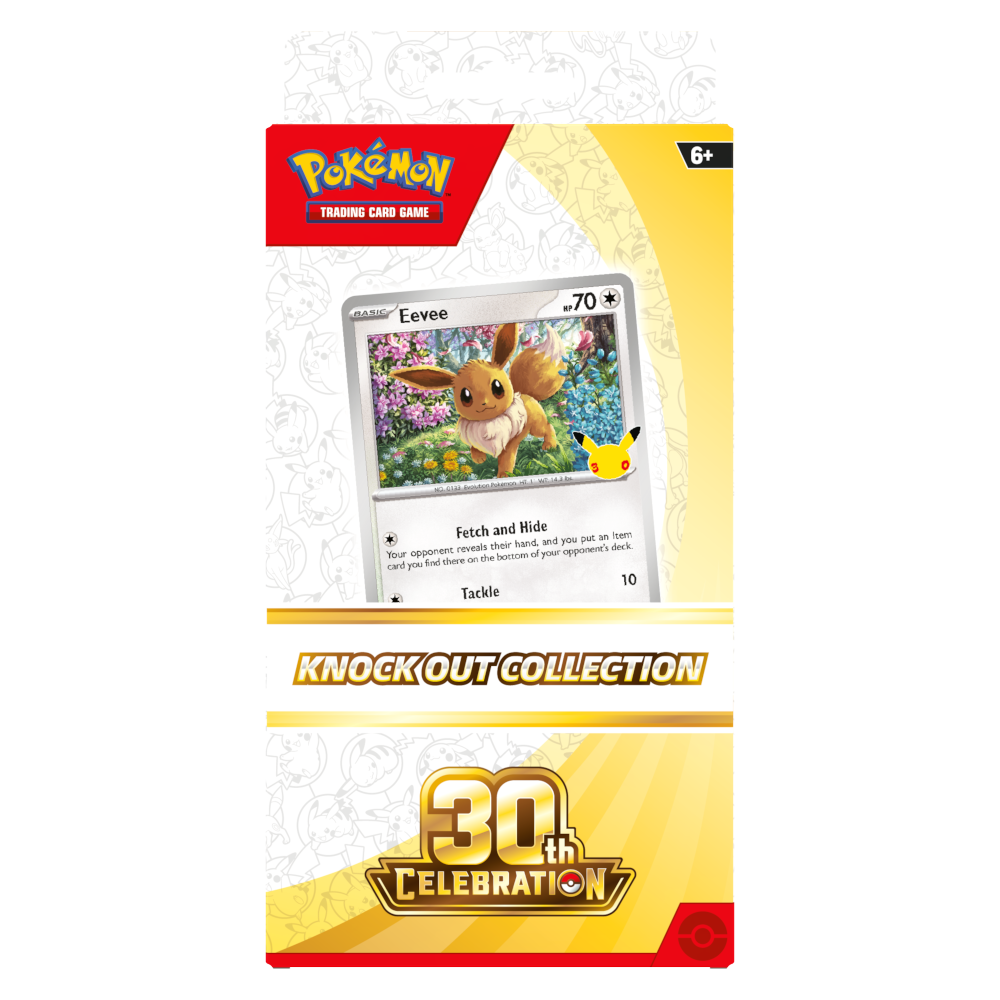 Pokémon TCG 30th Celebration Knock Out Collection product packaging