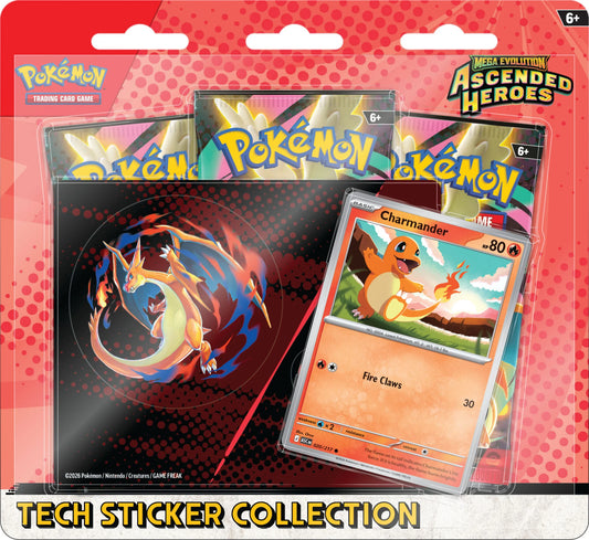 Mega Evolutions Ascended Heroes Tech Sticker Blister