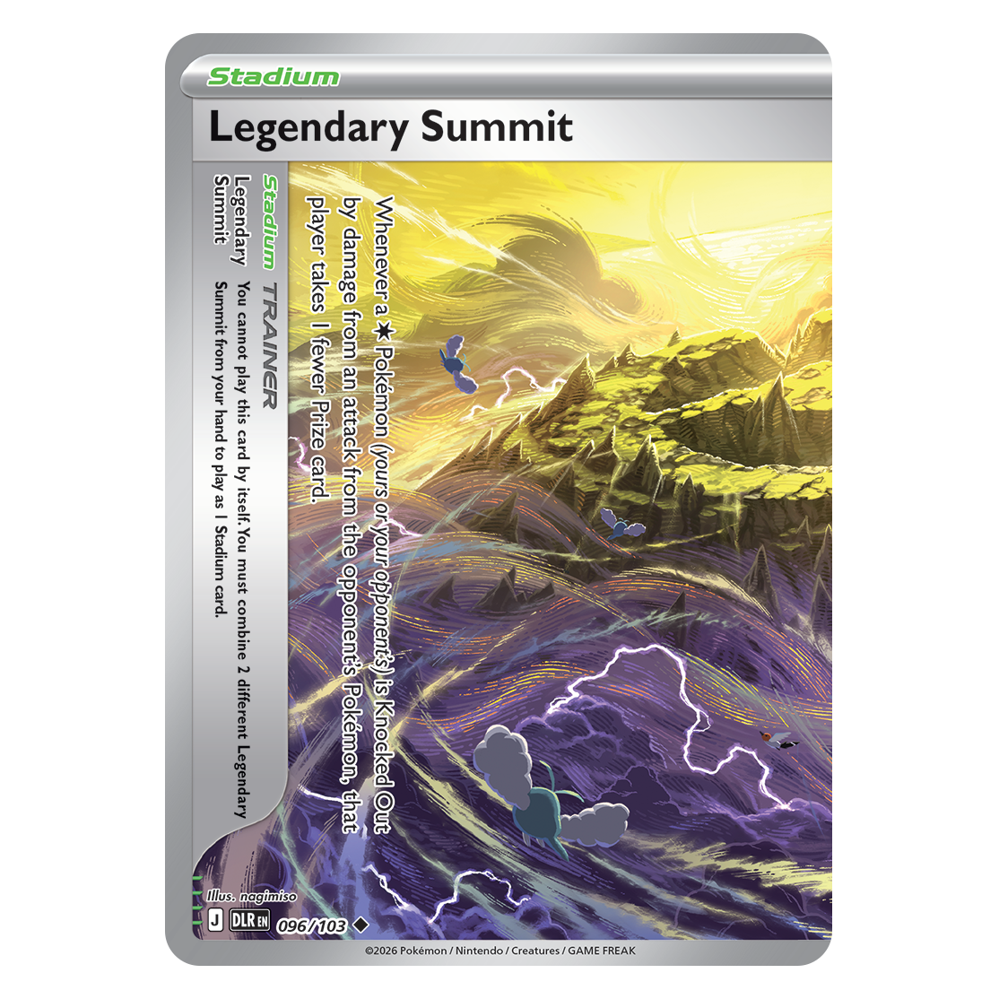 Pokémon TCG Mega Evolution Delta Reign Legendary Summit card artwork, image 1