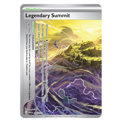 Pokémon TCG Mega Evolution Delta Reign Legendary Summit card artwork, image 1