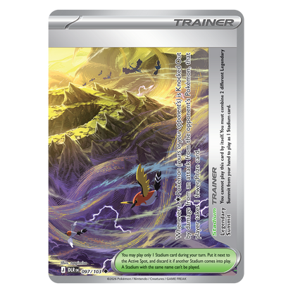 Pokémon TCG Mega Evolution Delta Reign Legendary Summit card artwork, image 2