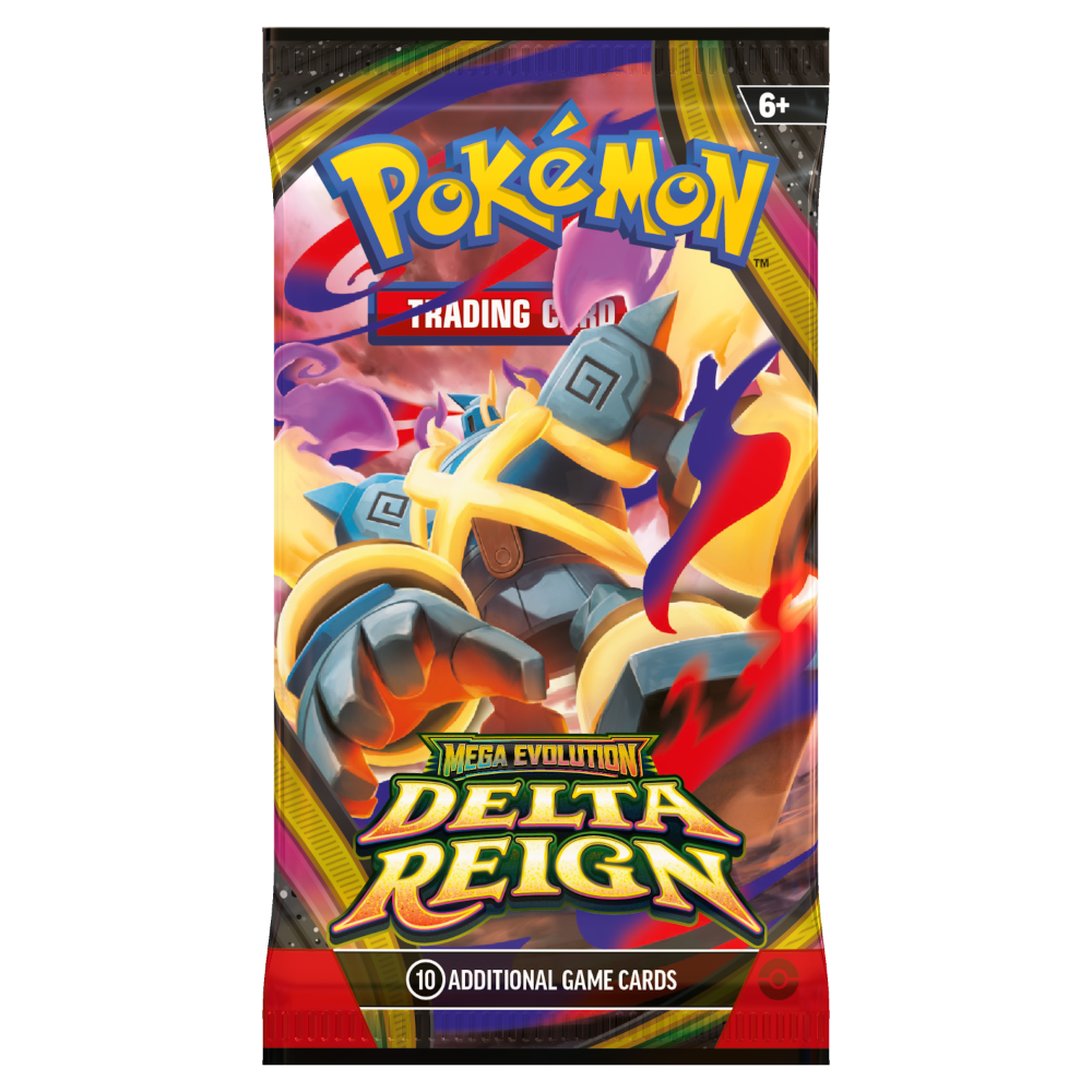 Pokémon TCG Mega Evolution Delta Reign Booster Pack, Mega Golurk artwork