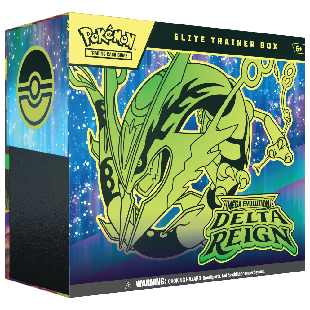Pokémon TCG Mega Evolution Delta Reign Elite Trainer Box packaging