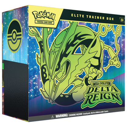 Pokémon TCG Mega Evolution Delta Reign Elite Trainer Box packaging