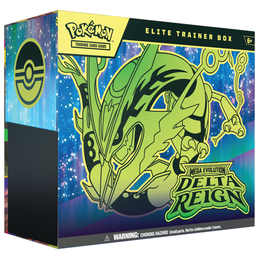 Pokémon TCG Mega Evolution Delta Reign Elite Trainer Box packaging