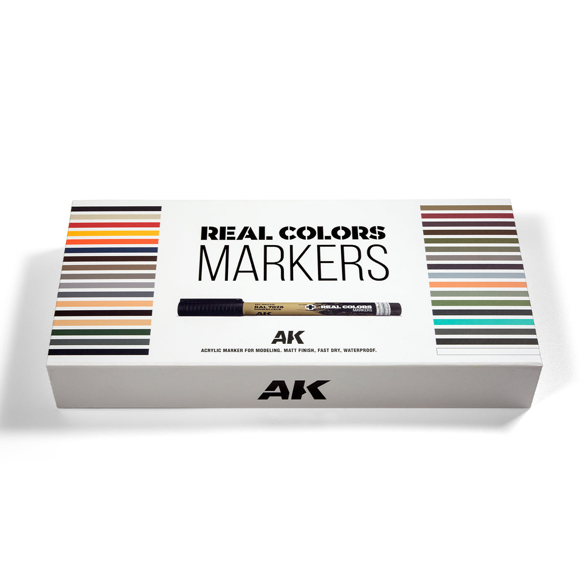 AK-Interactive: Real Colors Markers: : Real Colors Markers Box Set (34 Markers)