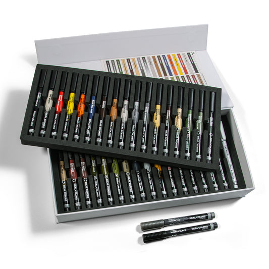 AK-Interactive: Real Colors Markers: : Real Colors Markers Box Set (34 Markers)