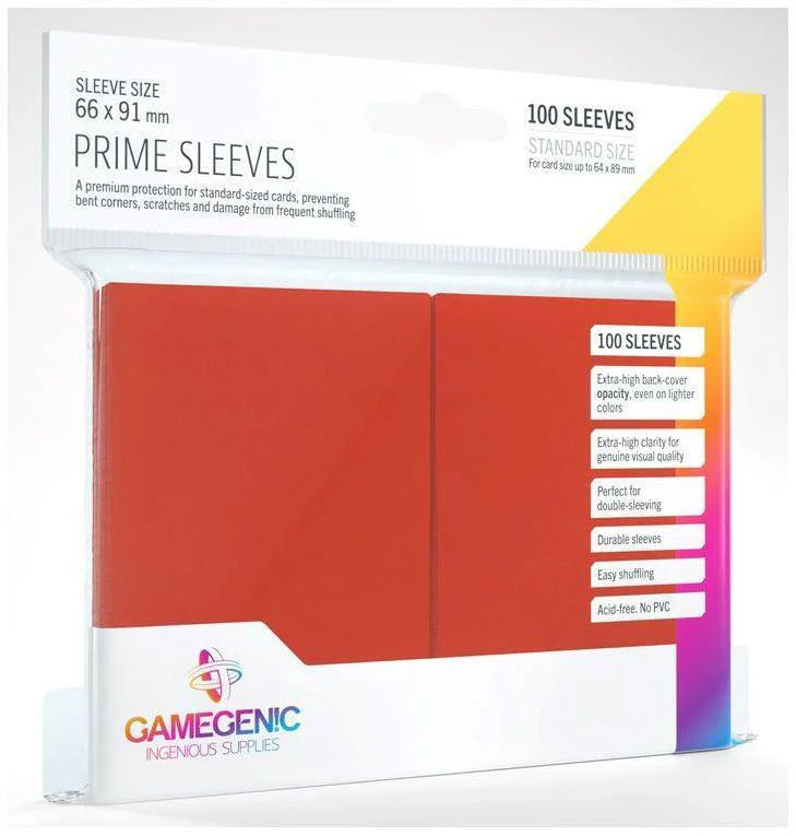 Gamegenic Prime Card Sleeves (66mm x 91mm) (100 Sleeves Per Pack)