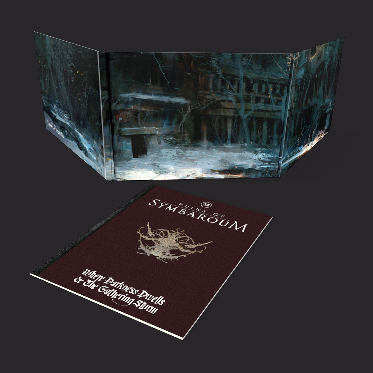 Ruins of Symbaroum 5E, Gamemaster's Screen gamemaster screen panels