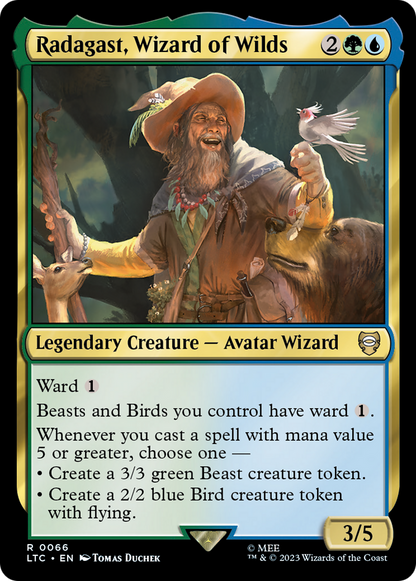 MTG Lord of the Rings Radagast Wizard of Wilds