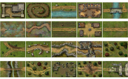 The Long Road RPG Toolbox complete modular map collection