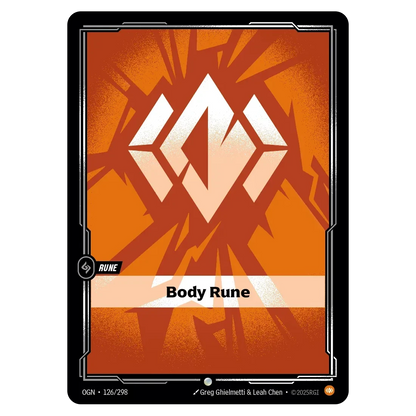 Riftbound League of Legends TCG Rune Body