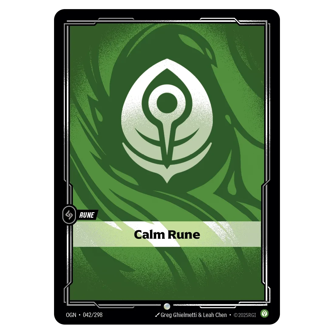 Riftbound League of Legends TCG Rune Calm