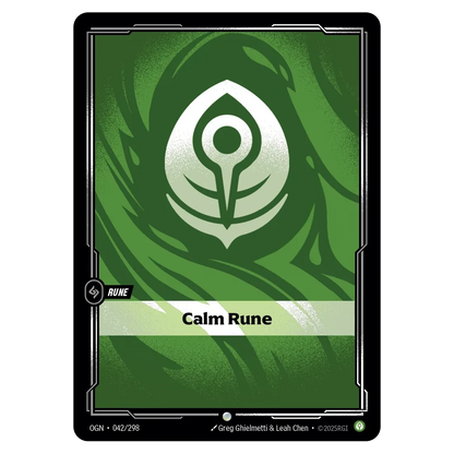 Riftbound League of Legends TCG Rune Calm