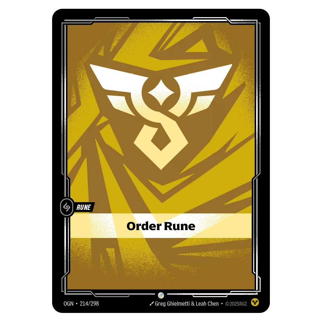 Riftbound League of Legends TCG Rune Order