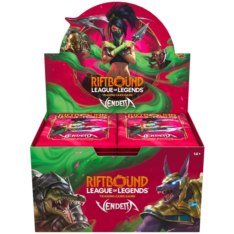 Riftbound: League of Legends TCG – Vendetta Booster Box Display