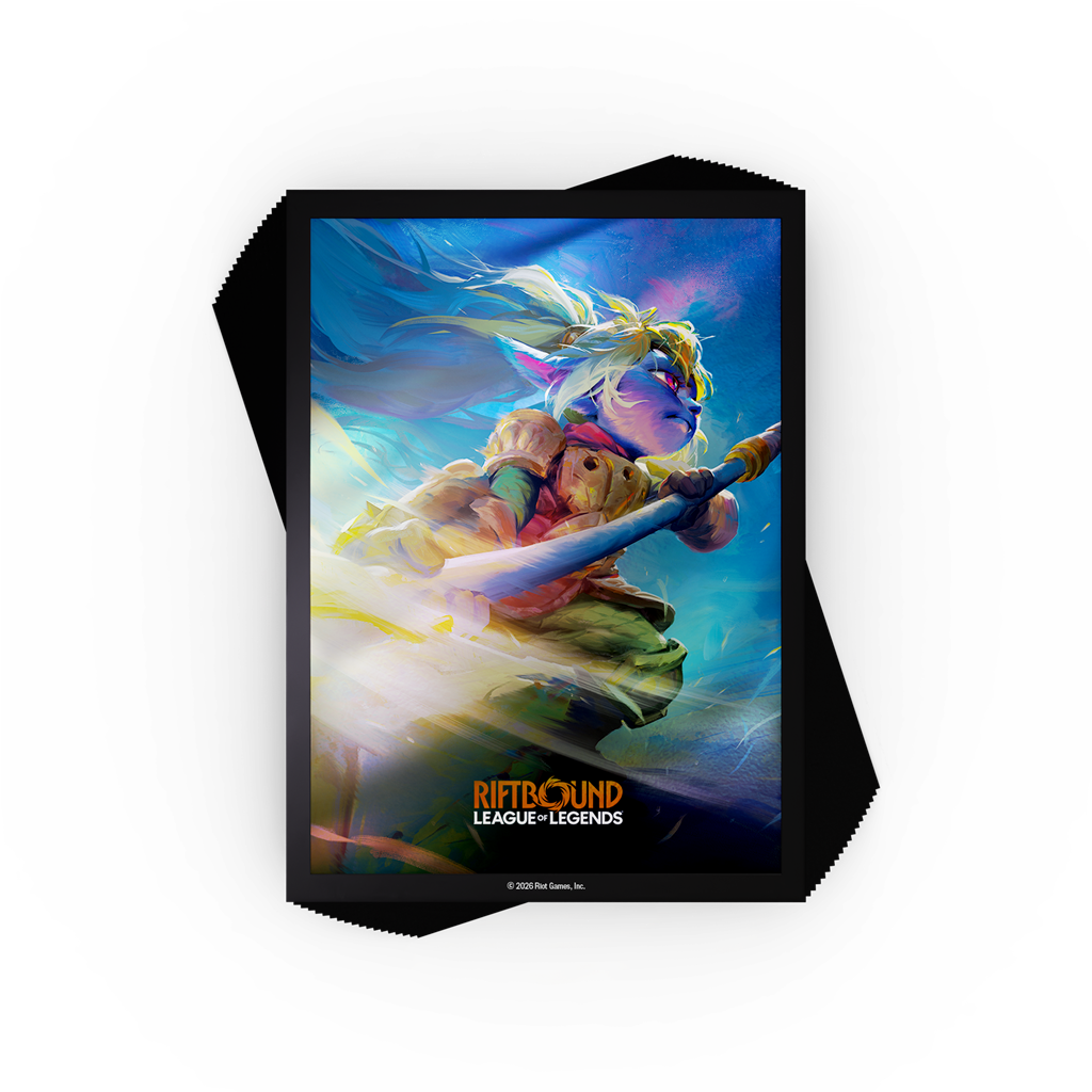 Riftbound: League of Legends TCG – Sleeves – Unleashed: Poppy, Keeper of the Hammer