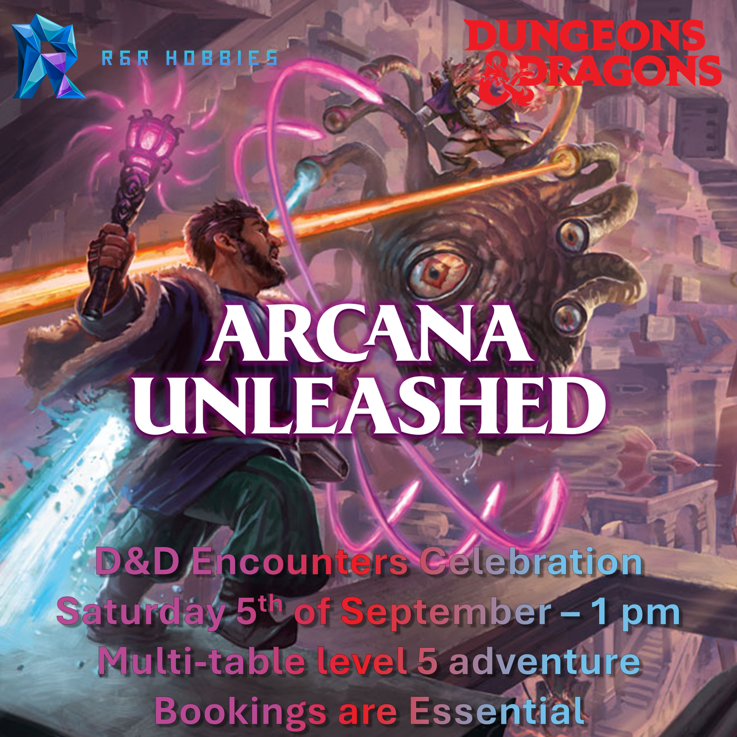 Dungeons and Dragons Season of Magic Event at R&R Hobbies