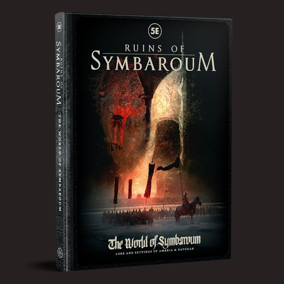 Ruins of Symbaroum 5E, The World of Symbaroum front cover and product presentation