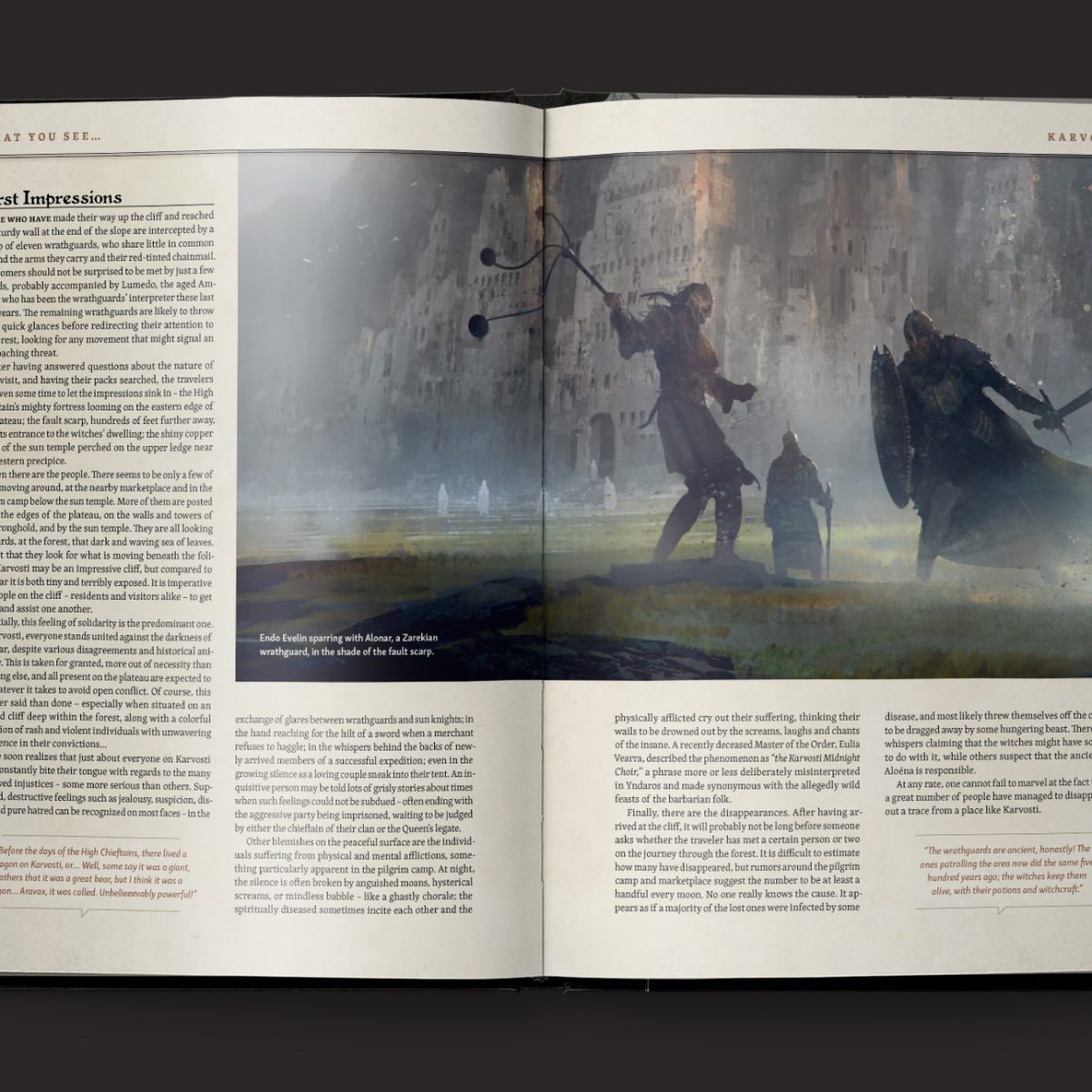Ruins of Symbaroum 5E, The World of Symbaroum interior page spread 2 to 2