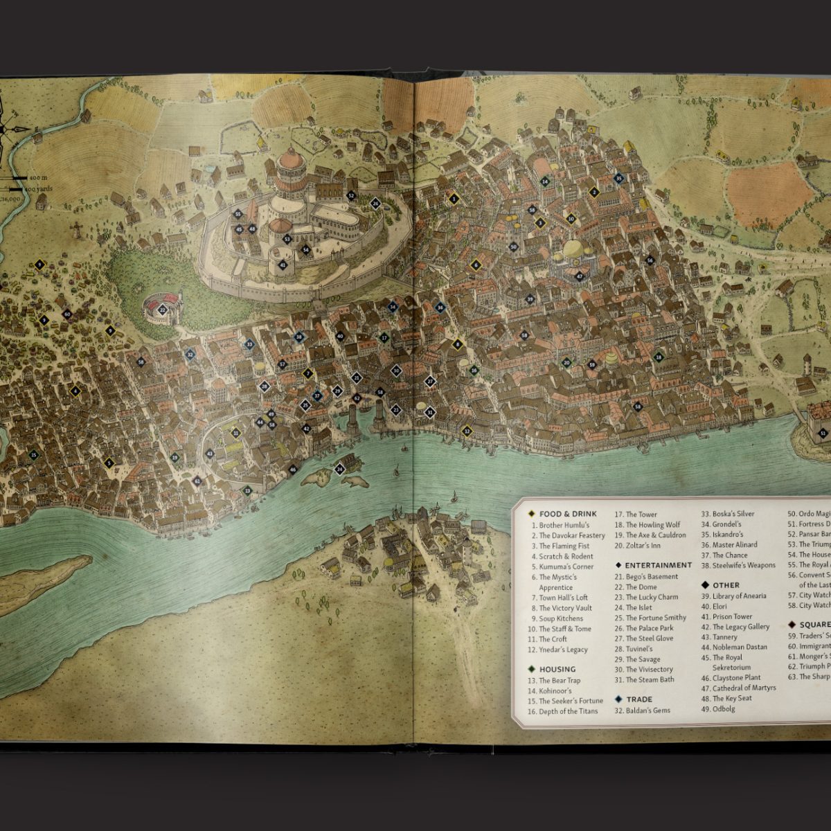 Ruins of Symbaroum 5E, The World of Symbaroum interior page spread 3 to 2