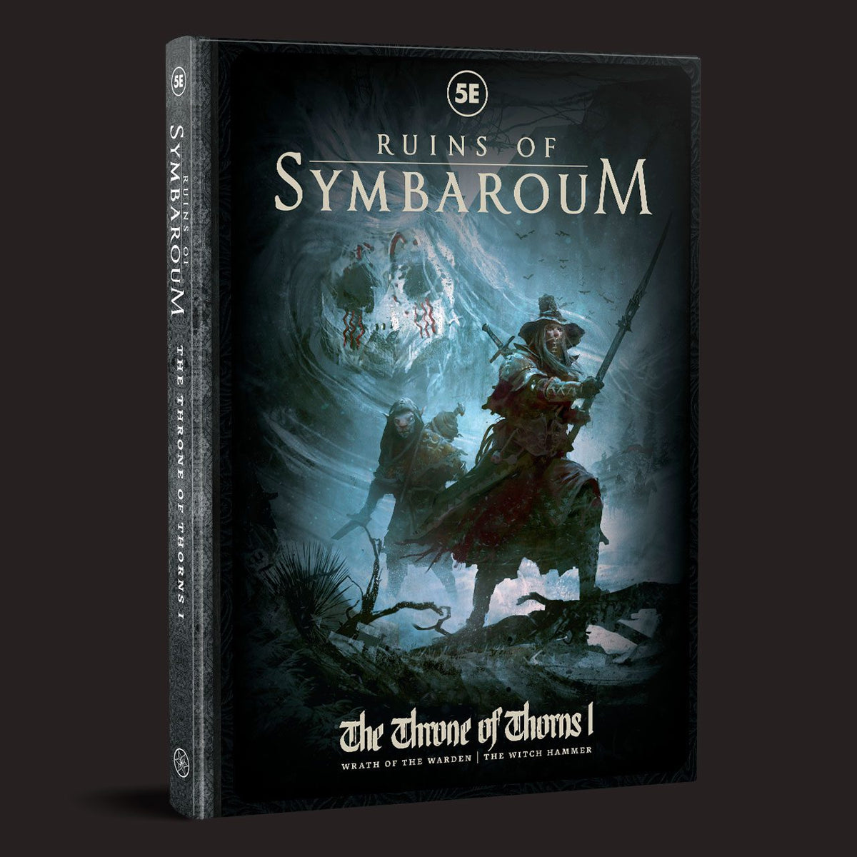 Ruins of Symbaroum 5E, The Throne of Thorns I front cover and product presentation