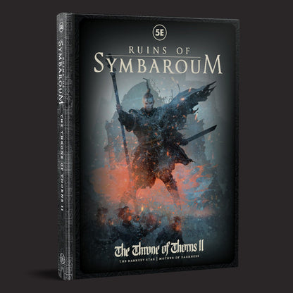 Ruins of Symbaroum 5E, The Throne of Thorns II front cover and product presentation