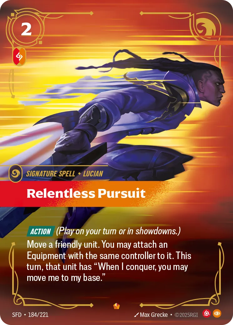 SFD-184 Relentless Pursuit - Spiritforged