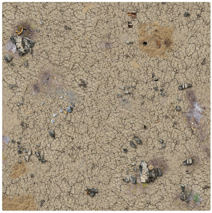 Desert Wasteland Gaming Mat 3x3