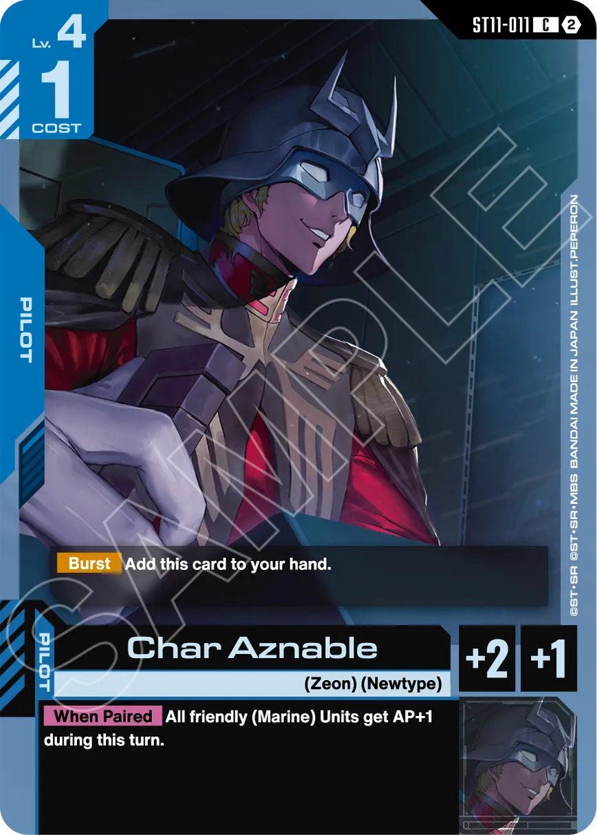 Aquatic Assault ST11 sample card 4