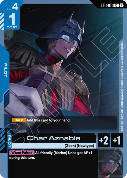 Aquatic Assault ST11 sample card 4
