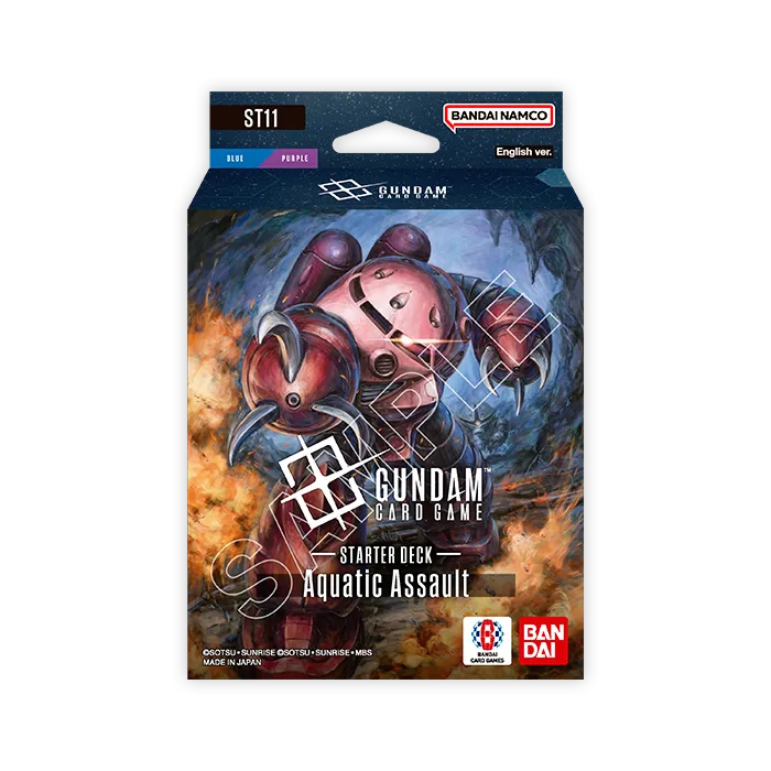 Gundam Card Game Aquatic Assault [ST11] starter deck box