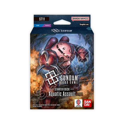 Gundam Card Game Aquatic Assault [ST11] starter deck box