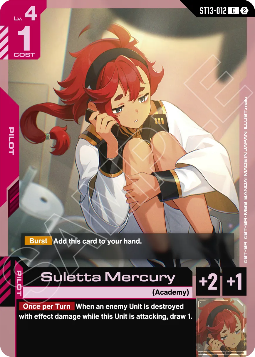 Silent Barrage ST13 sample card 5