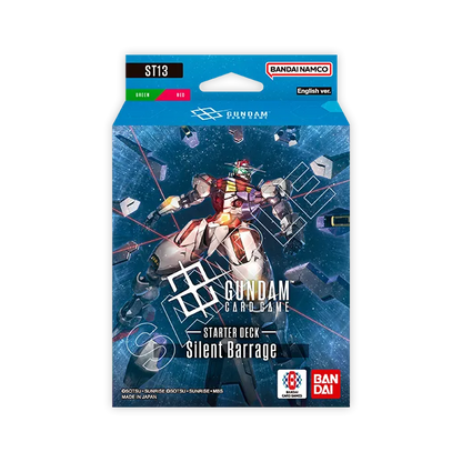 Gundam Card Game Silent Barrage [ST13] starter deck box