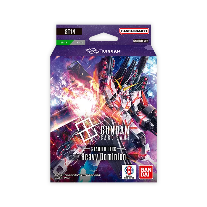 Gundam Card Game Heavy Dominion [ST14] starter deck box